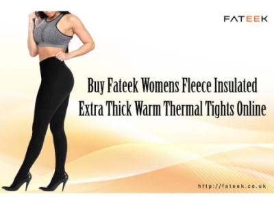 Buy Fateek Womens Fleece Insulated Extra Thick Warm Thermal Tights Online