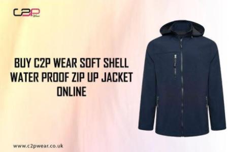 Buy C2P Wear Soft Shell Water Proof Zip Up Jacket Online