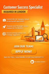 Customer Success Specialist Required in London