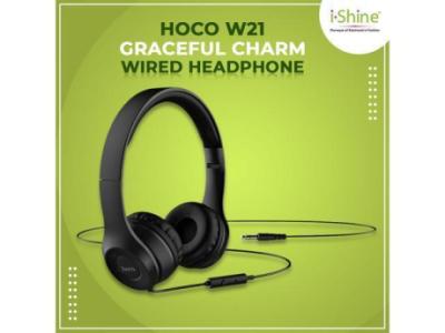 Buy Bulk HOCO W21 Graceful Charm Wired Headphone in Ireland