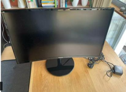 Samsung LED monitor - curved - 27"