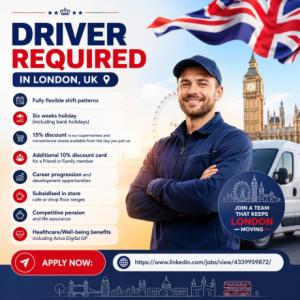 Driver Required in London