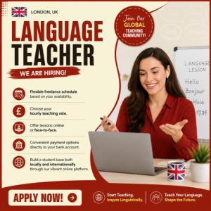Language Teacher Required in London