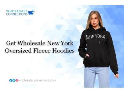 Get Wholesale New York Oversized Fleece Hoodies