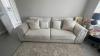 4 seater oyster sofa