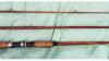 Vintage varnished wood fishing rod