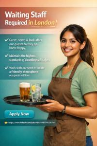 Waiting Staff Required in London