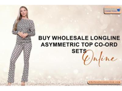 Buy Wholesale Longline Asymmetric Top Co-Ord Sets Online