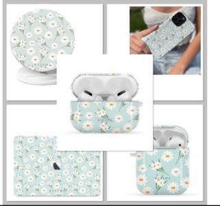 Phone accessories and MacBook skins 10% off using my code below