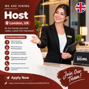 Host Required in London