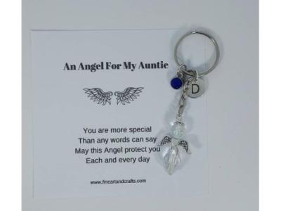 Aunt gift, guardian angel gift, protection angel, bag charm