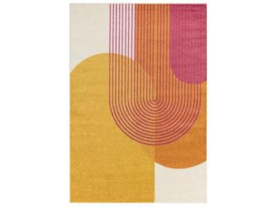 Muse MU13 Orange Retro Rug by Asiatic