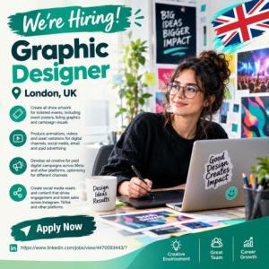 Graphic Designer Required in London