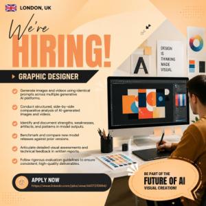 Graphic Designer Required in London