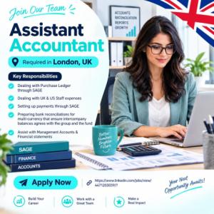 Assistant Accountant Required in London
