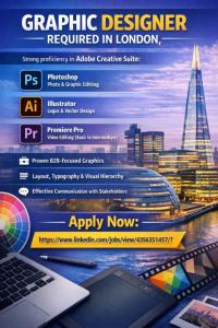 Graphic Designer Required in London