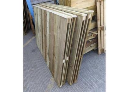 Double Sided Closed Board Fence Panels
