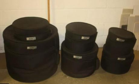 Protection Racket Fleece Lined Drum Kit Cases ~ Good Condition ~ Various Sizes ~ Prices from £30