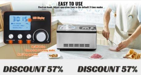 VEVOR Automatic Ice Cream Maker