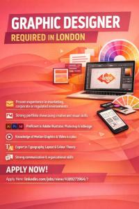 Graphic Designer Required in London
