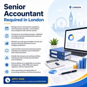 Senior Accountant Required in London