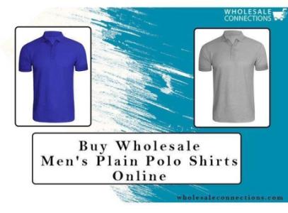 Buy Wholesale Men's Plain Polo Shirts Online