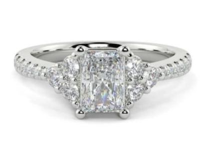 Shoulder Diamond Engagement Rings