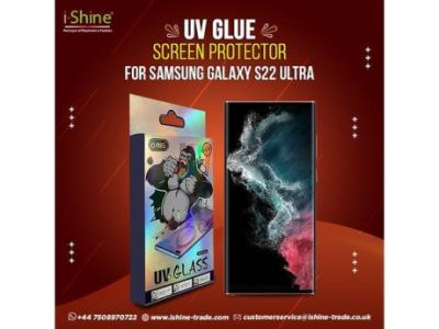 Buy Bulk UV Glue Screen Protector For Samsung Galaxy S22 Ultra in UK