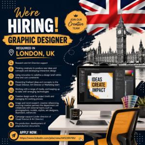 Graphic Designer Required in London