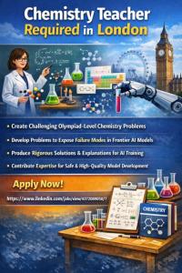 Chemistry Teacher required in London