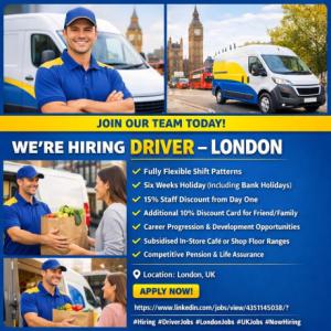 Driver Required in London
