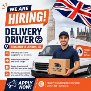 Delivery Driver Required in London
