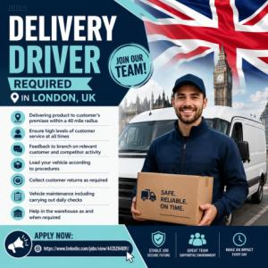 Delivery Driver Required in London