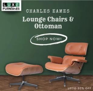 Buy Charles Eames Mid-Century Lounge Chair & Ottoman in UK