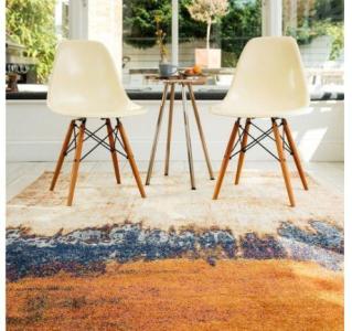 Buy Nova NV04 Distress Orange Rug by Asiatic Online