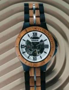 Barcelona - Mechanical Wood Watch