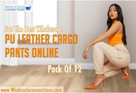 Get The Best Wholesale Pu Leather Cargo Pants Online
