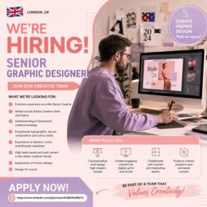 Senior Graphic Designer Required in London