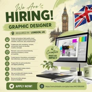 Graphic Designer Required in London