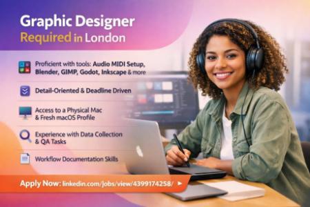 Graphic Designer Required in London