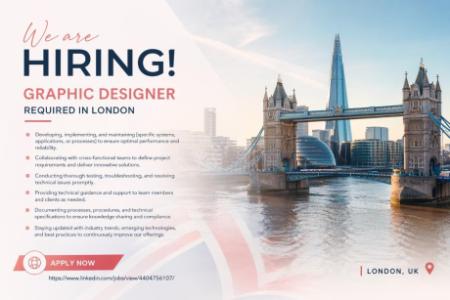 Graphic Designer Required in London