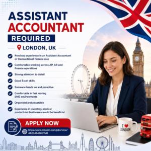 Assistant Accountant Required in London