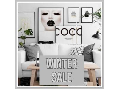 Wall art prints winter sale 40% off plus extra 10% off using my code below