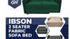 IBSON 2 Seater Fabric Sofa Bed up to 45% off