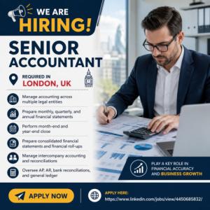 Senior Accountant Required in London