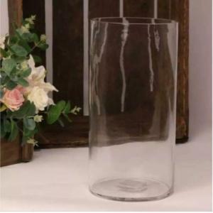 6 wedding large hurricane lamps / candle vases