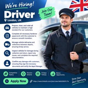 Driver Required in London