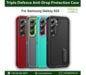 Buy Bulk Triple Defence Anti-Drop Protection Case For Samsung Galaxy S23 in Ireland