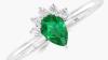 Buy Pear Shape Emerald Ring for Women