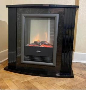 Black Dimplex Mozart electric fireplace